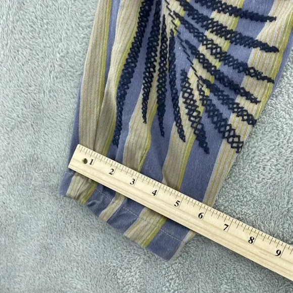 Kimchi Blue Urban Outfitters Embroidered Jeans Womens 4 Tan Blue 21 - Picture 3 of 10